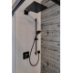 Raindance E300 set de douche noir mat avec set de finition ShowerSelect