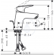 Hansgrohe Logis Mitigeur monocommande 70 CH3 CoolStart pour lavabo avec garniture de vidage