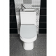Hygie WC à poser gain de place avec lave-mains intégré, Abattant soft close