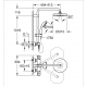 BAU SYSTEM 210 COLONNE DE DOUCHE AVEC MITIGEUR THERMOSTATIQUE