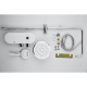 Douche SAT avec mitigeur thermostatique blanc / chrome