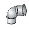 Coude PVC - Coude 87°30' Ø 32 mm - Mâle/Femelle