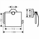 Logis Universal Set de 5 accessoires de salle de bain