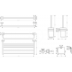 Logis Universal Set de 5 accessoires de salle de bain