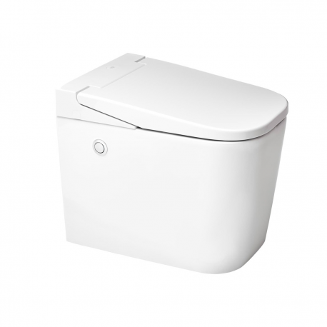 OptimFlush WC hybride avec réservoir intégré et abattant frein de chute