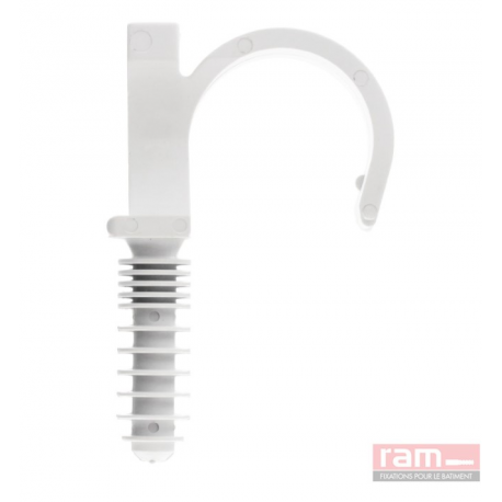 Ramclip blanc simple 20 mm