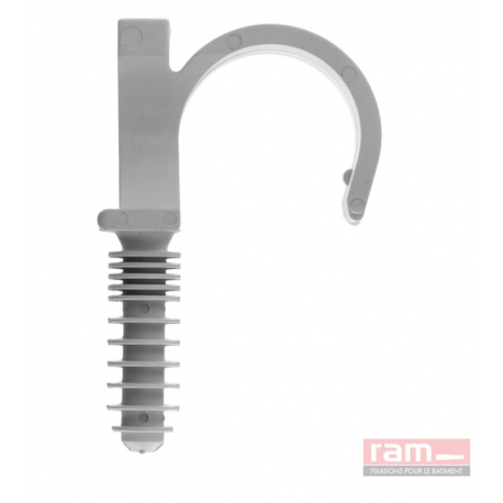 Ramclip gris simple 25 mm