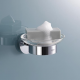 Porte savon Essentials, verre transparent