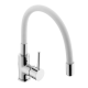 Mitigeur d'evier S-line Pro avec suspension en silicone blanc / chrome