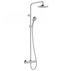 Vernis Blend Colonne de douche 200 1jet EcoSmart 9 l/min avec mitigeur thermostatique, Chrome (26089000)