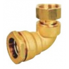 Coude D25 90° Ecrou Prisonnier 3/4